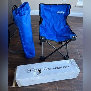 2/$25💙(BNIB) Field Champ Child's Blue Folding Chair with Carrying Bag